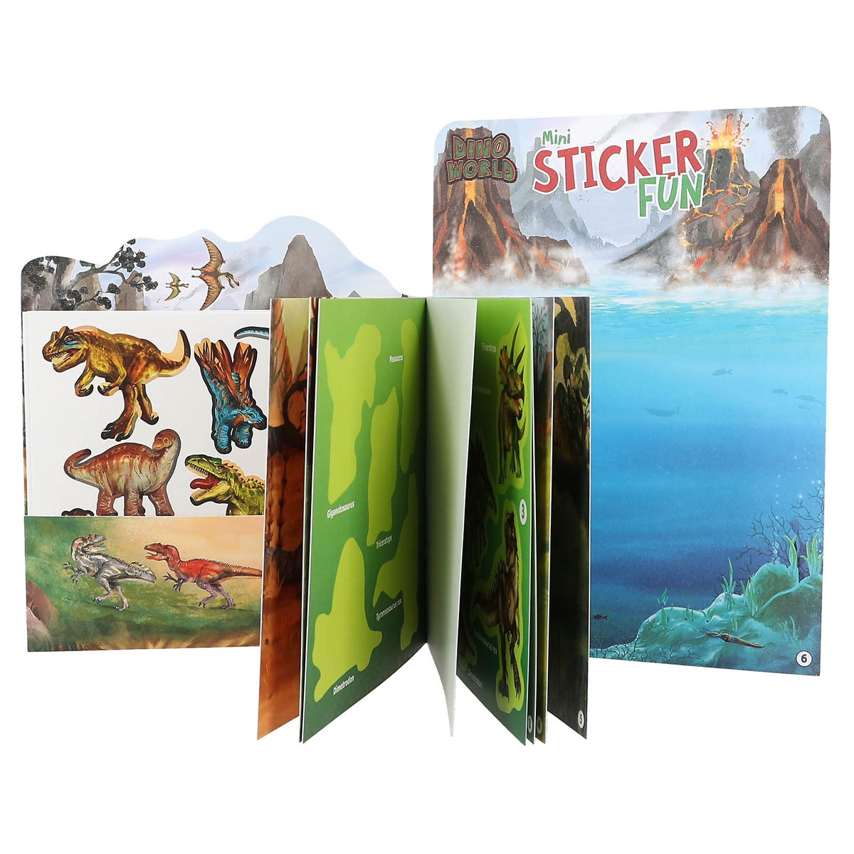 Mini sticker fun Dino World 4