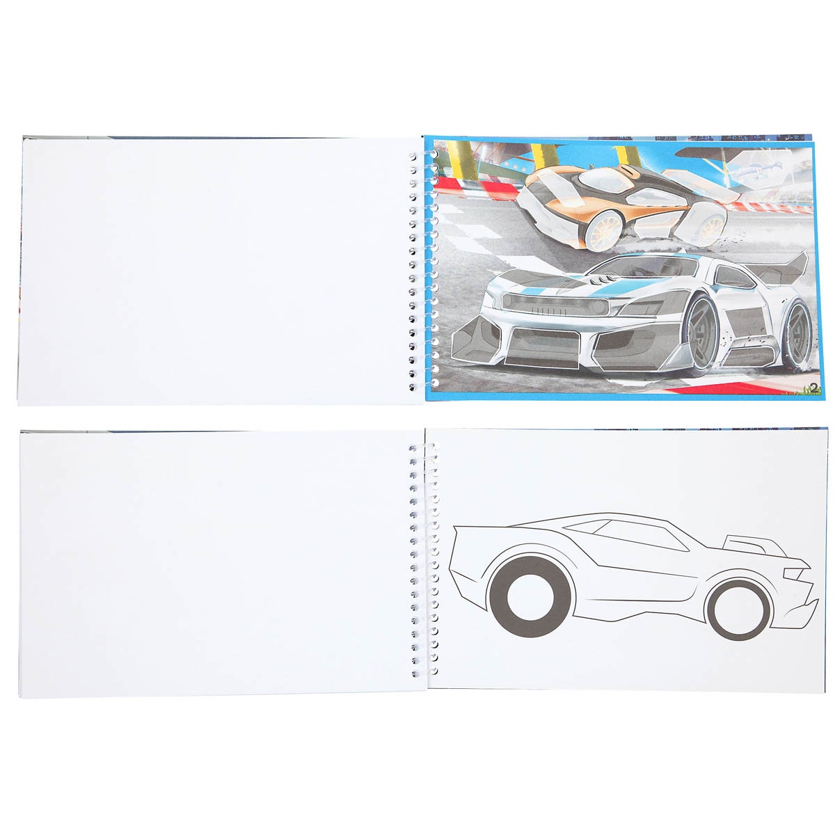 Cuaderno colorear Monster Cars 5