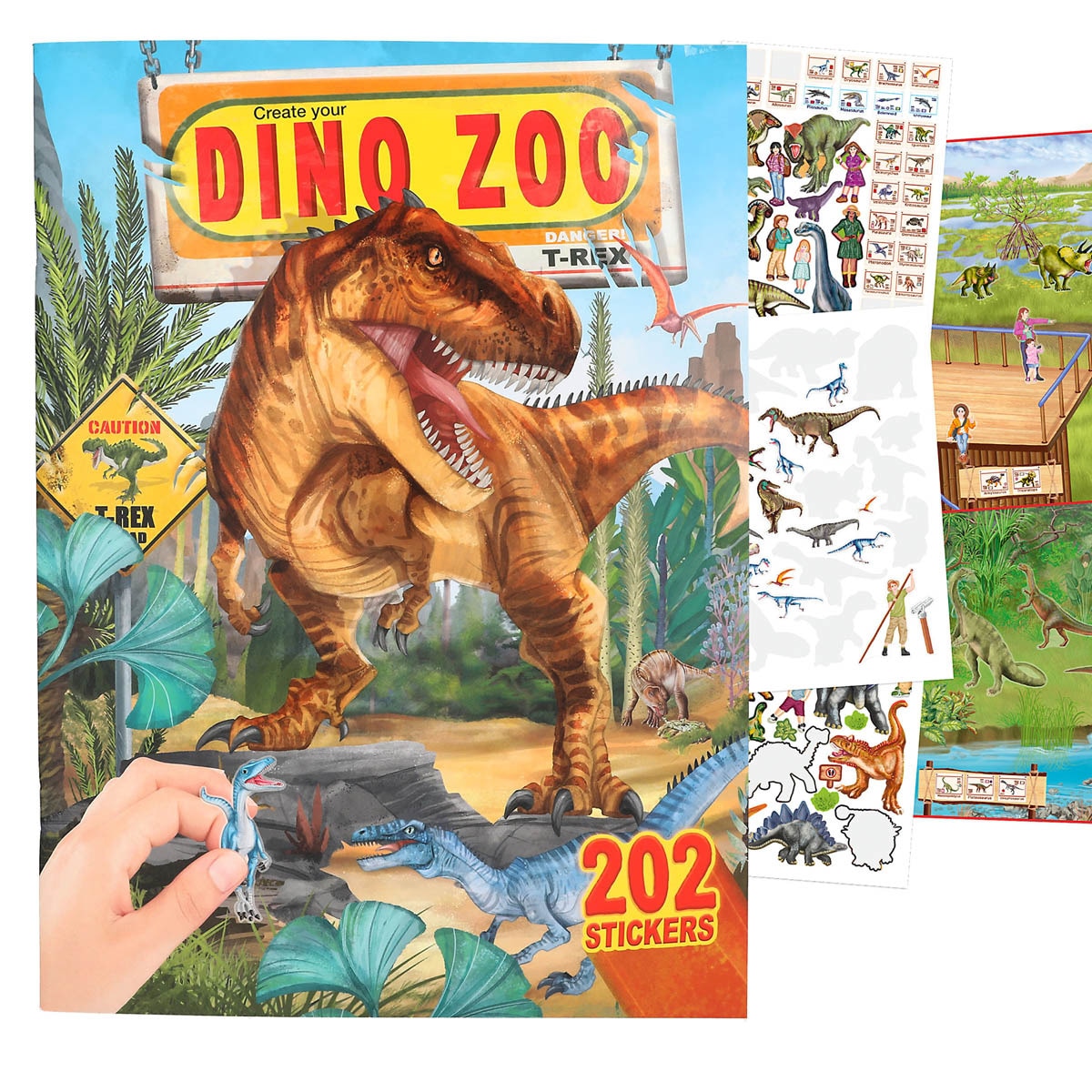 Cuaderno crea tu Dino Zoo Dino World 1
