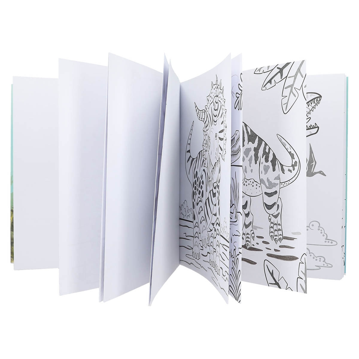 Libro de acuarelas Dino World 3