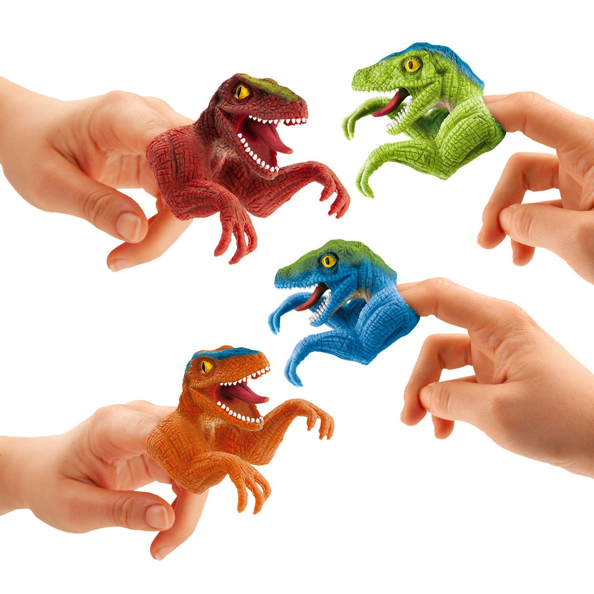 Títere de dedo Dino World 4