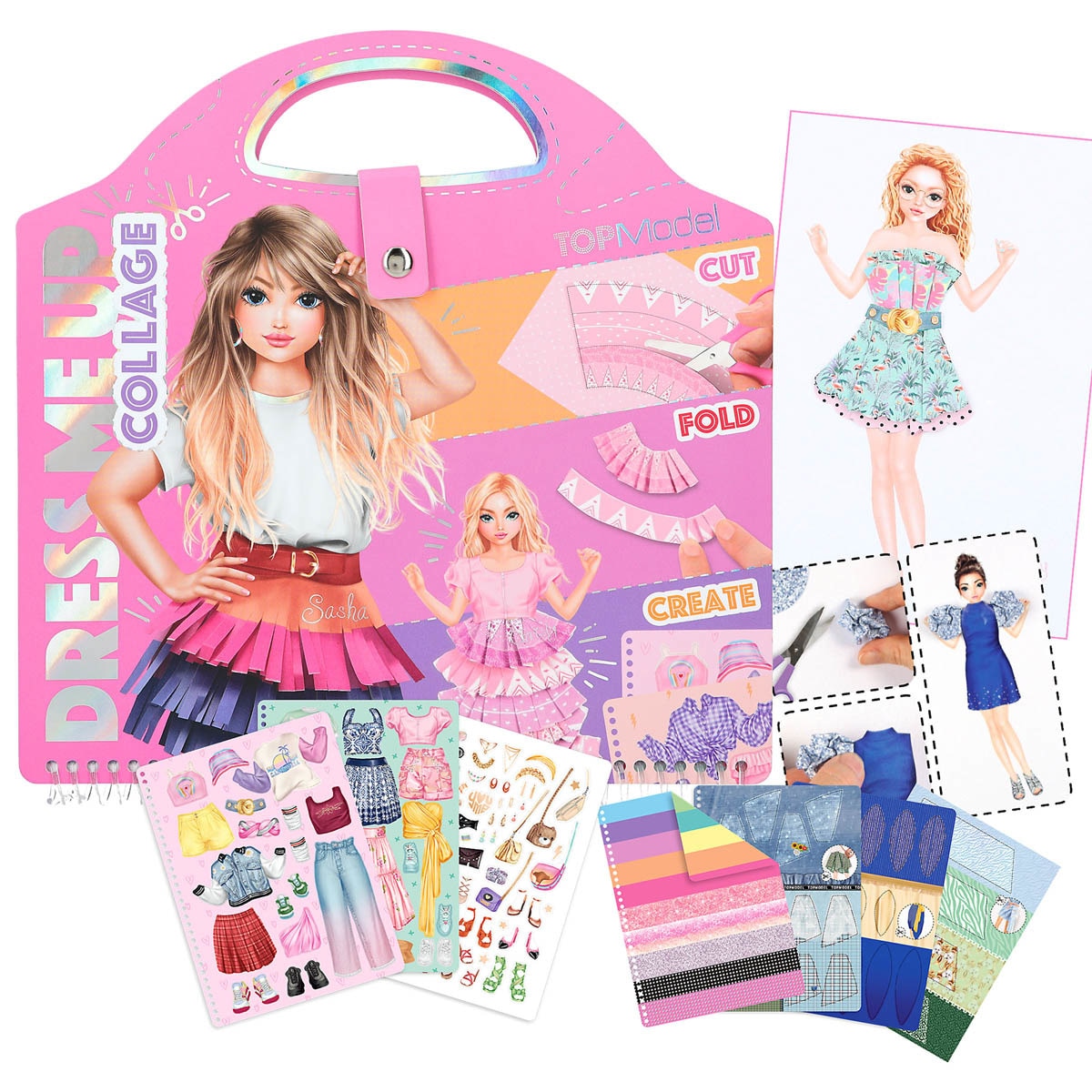 Cuaderno collage dress me up TOPModel 1