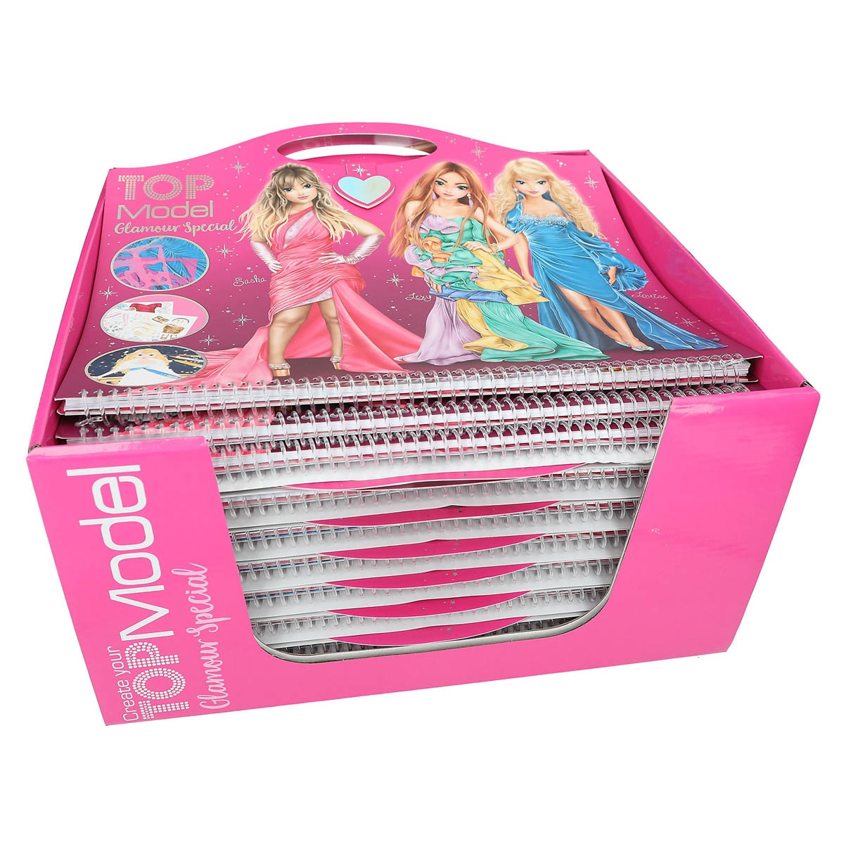 Cuaderno para colorear glamour TOPModel 8