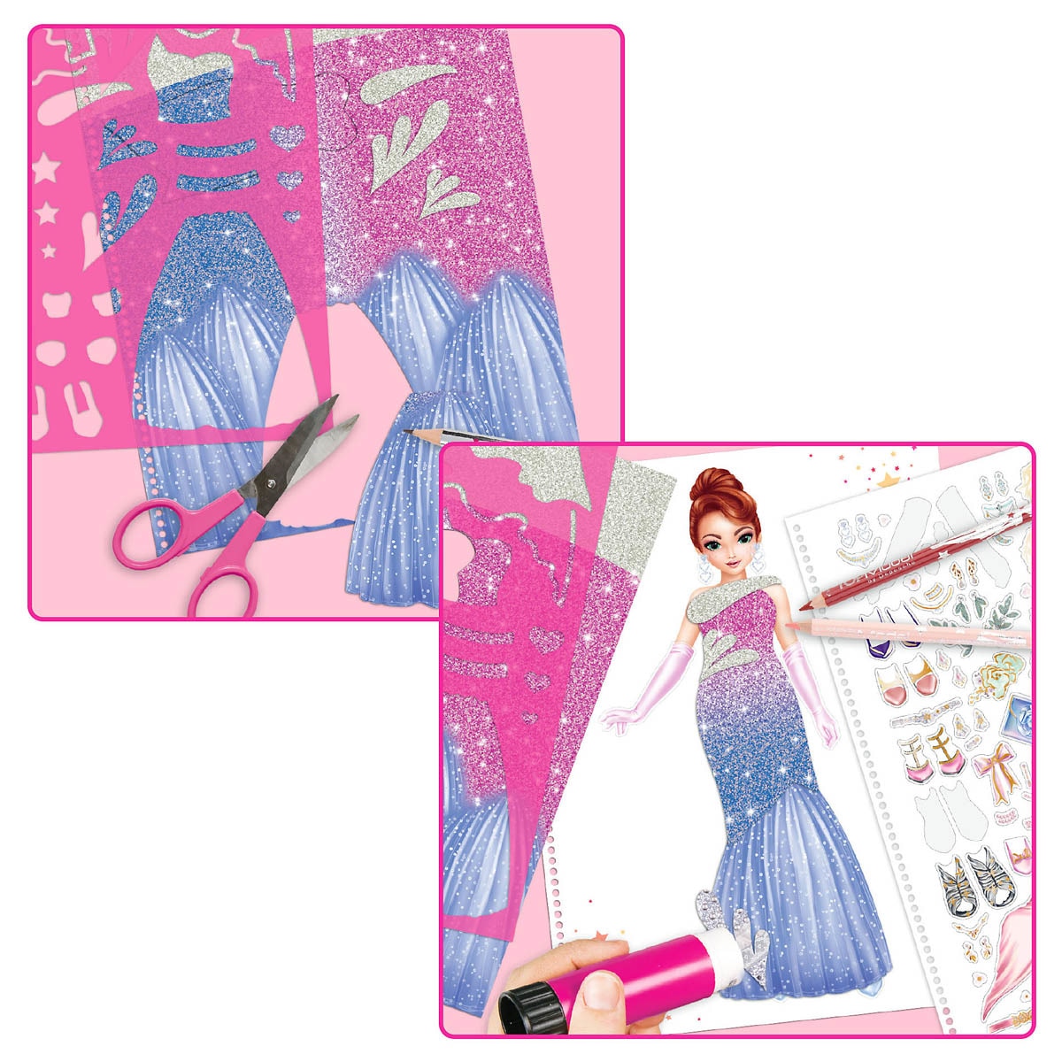 Cuaderno para colorear glamour TOPModel 6