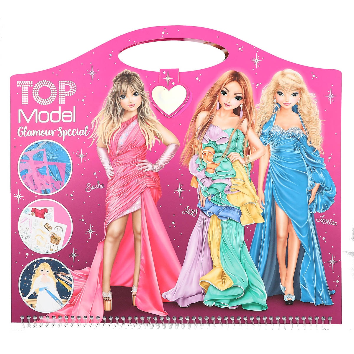 Cuaderno para colorear glamour TOPModel 2