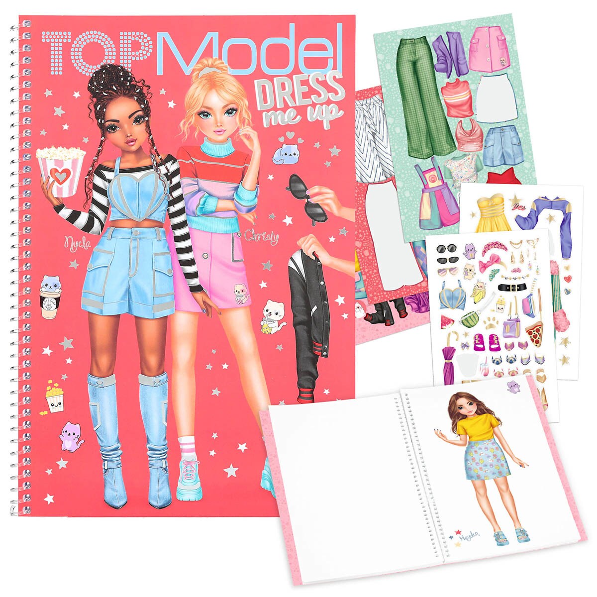 Cuaderno dress me up grande TOPModel 1