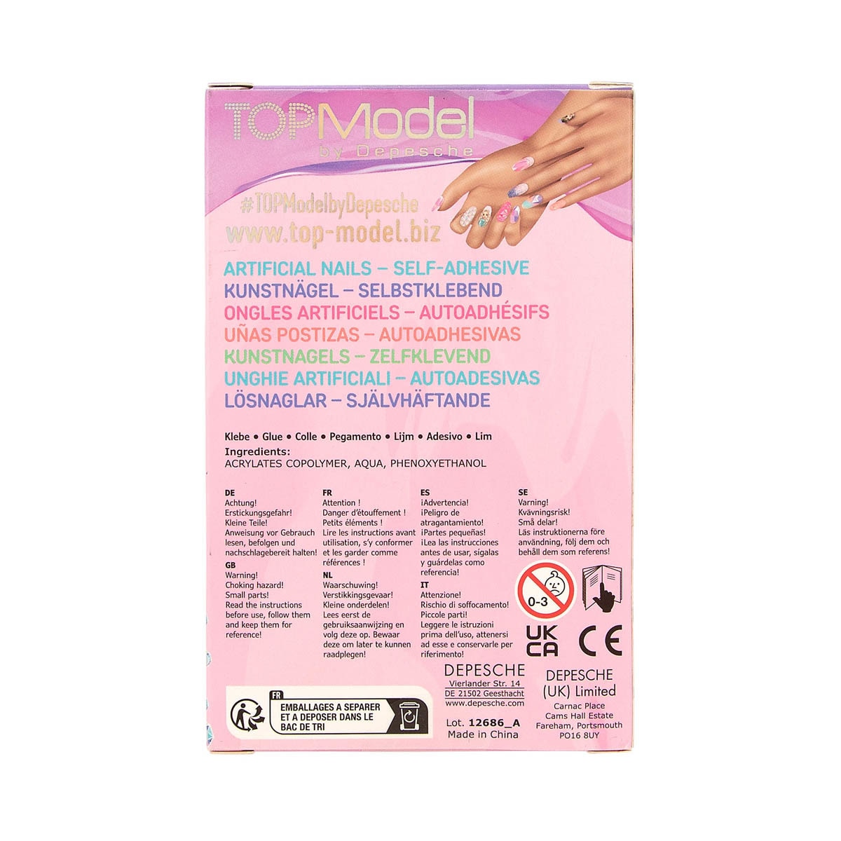 Uñas artificiales puntiagudas  TOPModel 4