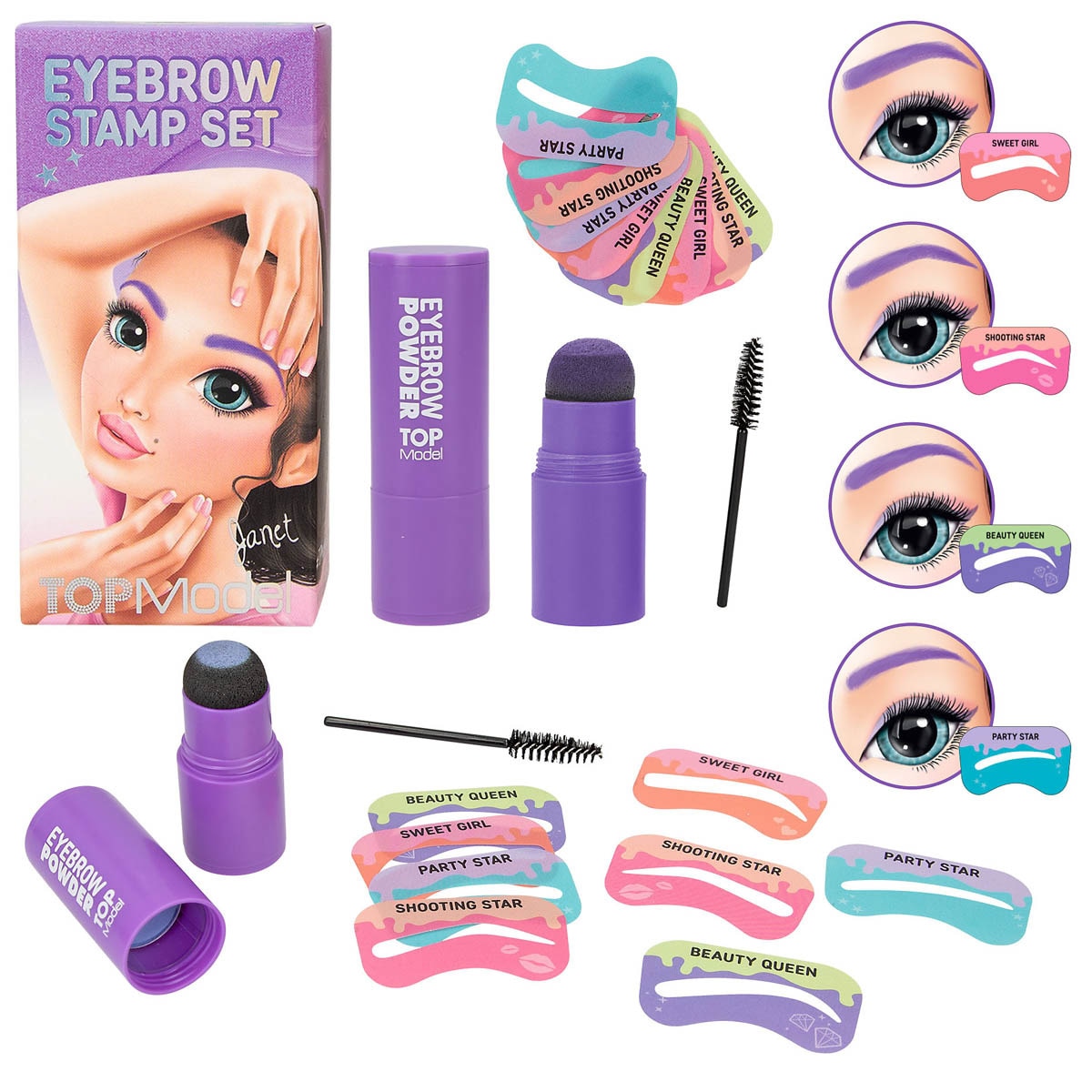 Set de cejas  TOPModel 4