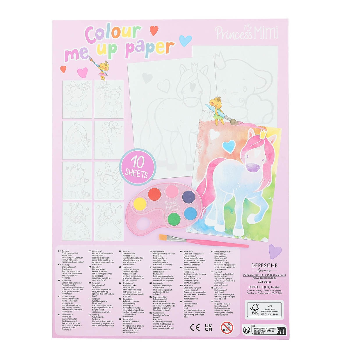 Láminas para colorear Princess Mimi 4