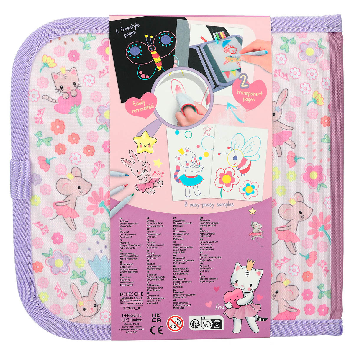 Libro para pintar y borrar Princess Mimi 7