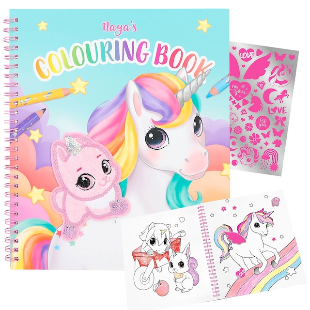 Imagen 0 de Libro de colorear unicornio Ylvi