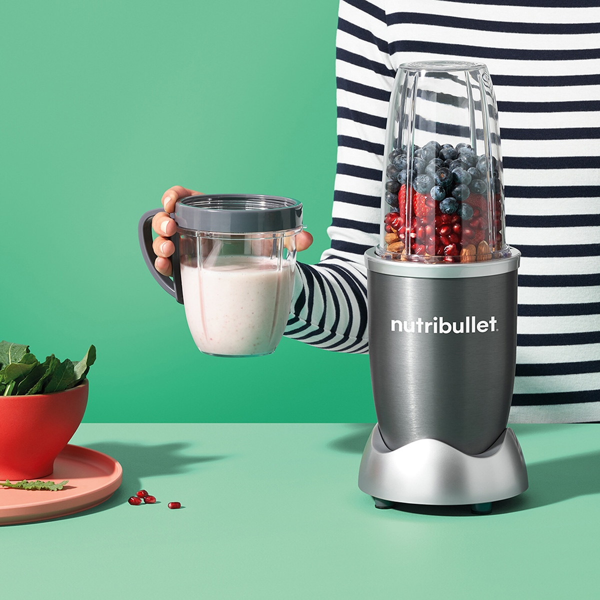 Batidora personal Nutribullet Original NB606DG 600W Gris oscuro-7