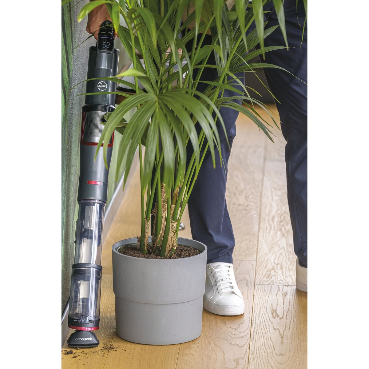 Aspirador de escoba recargable Hoover HFX cepillo con tecnología patentada CornerGenie™ 14