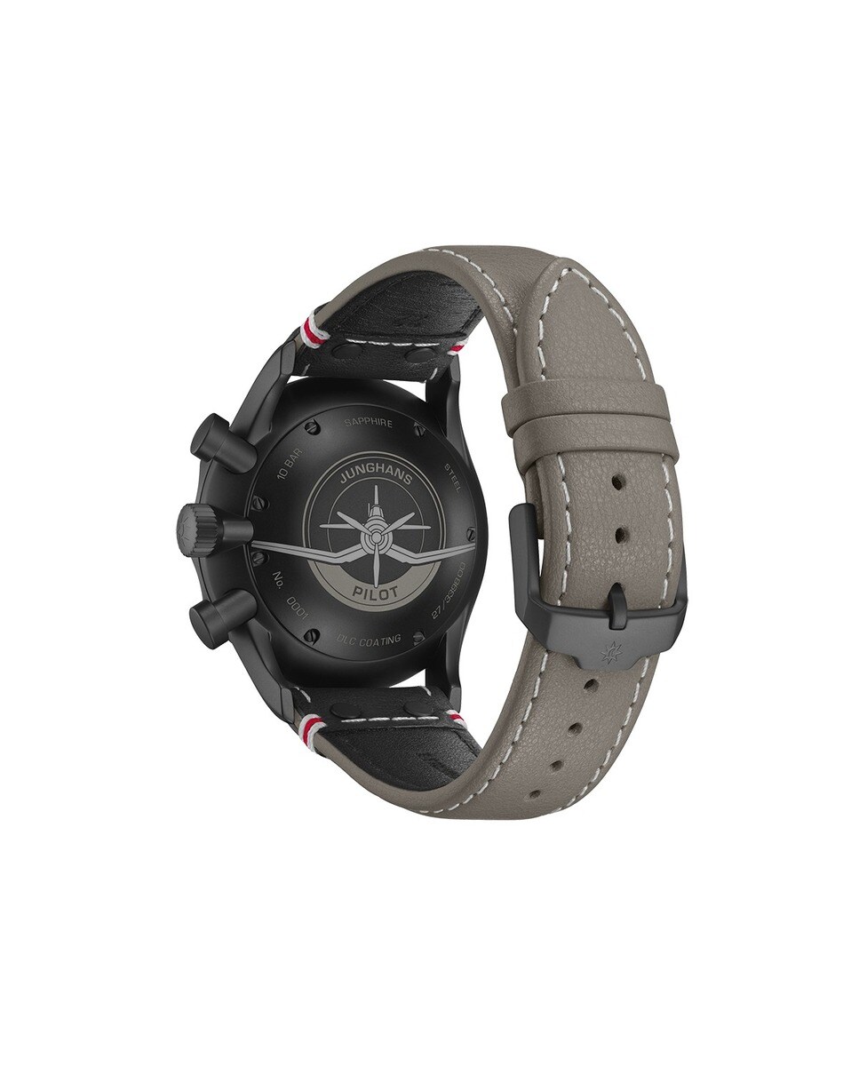 Relógio Meister Pilot Chronoscope Desert em Aço 2