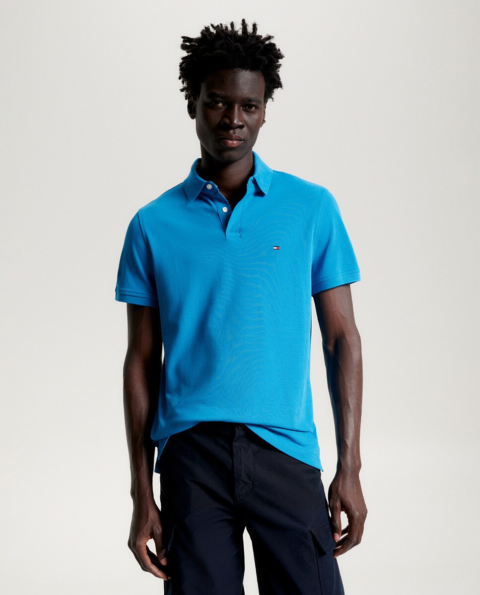 Polo basic regular fit à manches courtes