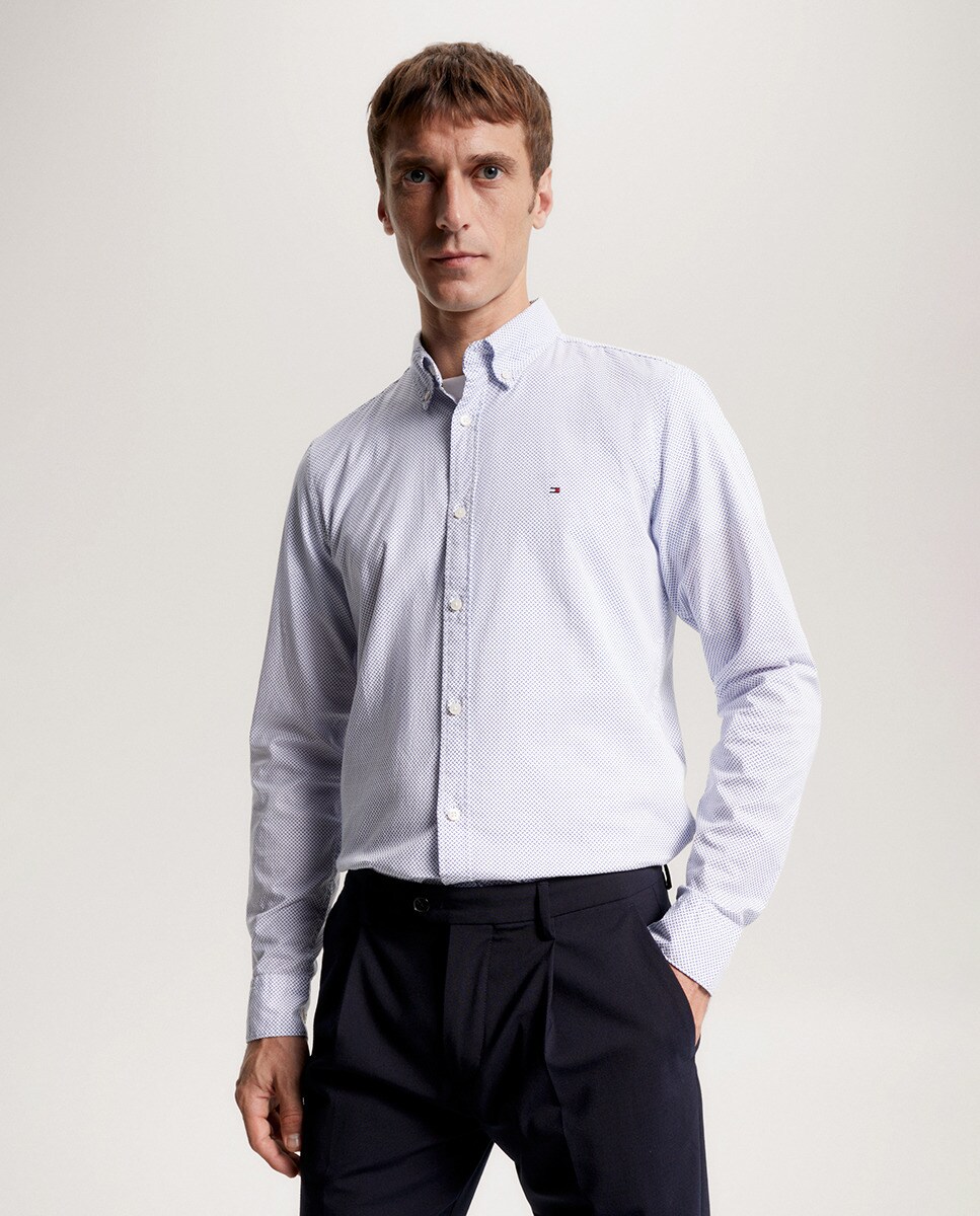 Chemise miniimprimé slim fit