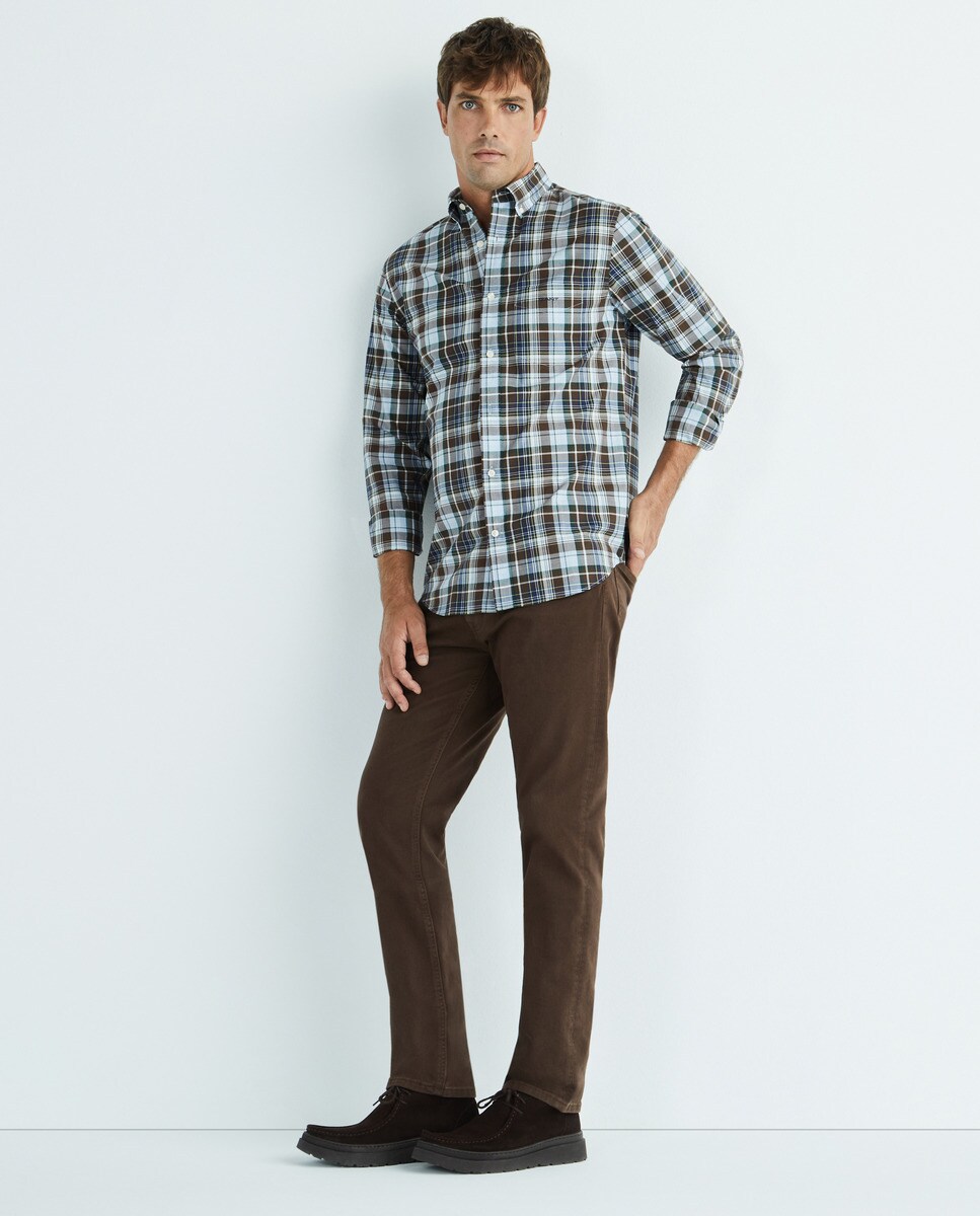 Pantalon cinq poches regular