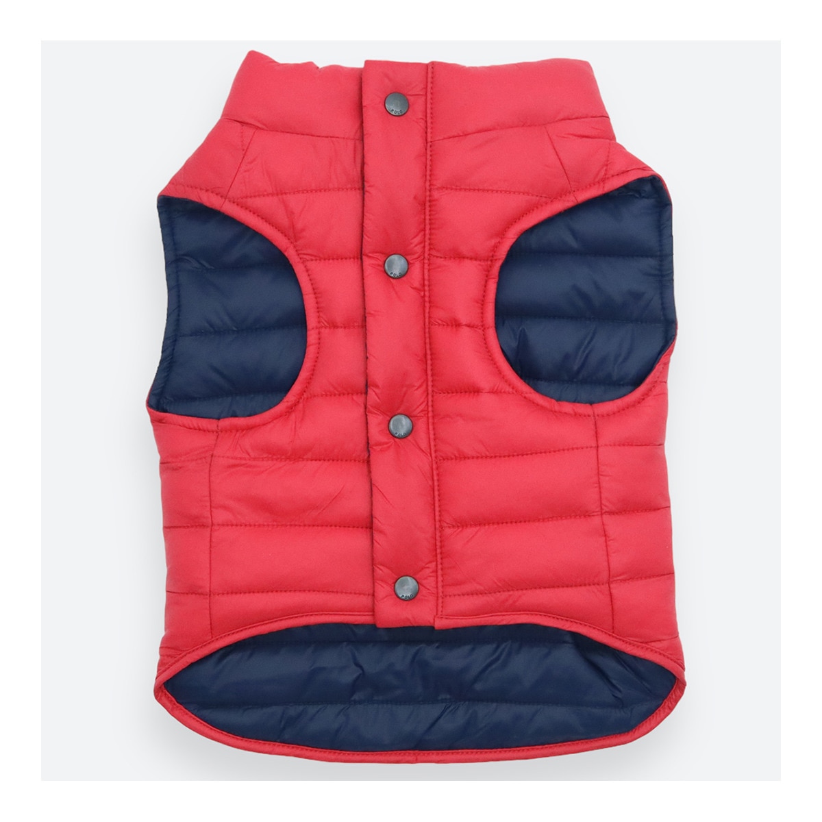 Plumas reversible Ralph Lauren para perros Rojo / Azul-2