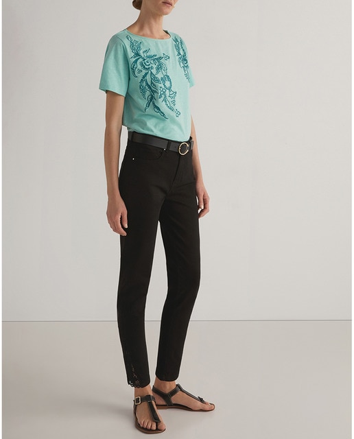 Imagen 0 de Pantalón de mujer liso 5 bolsillos