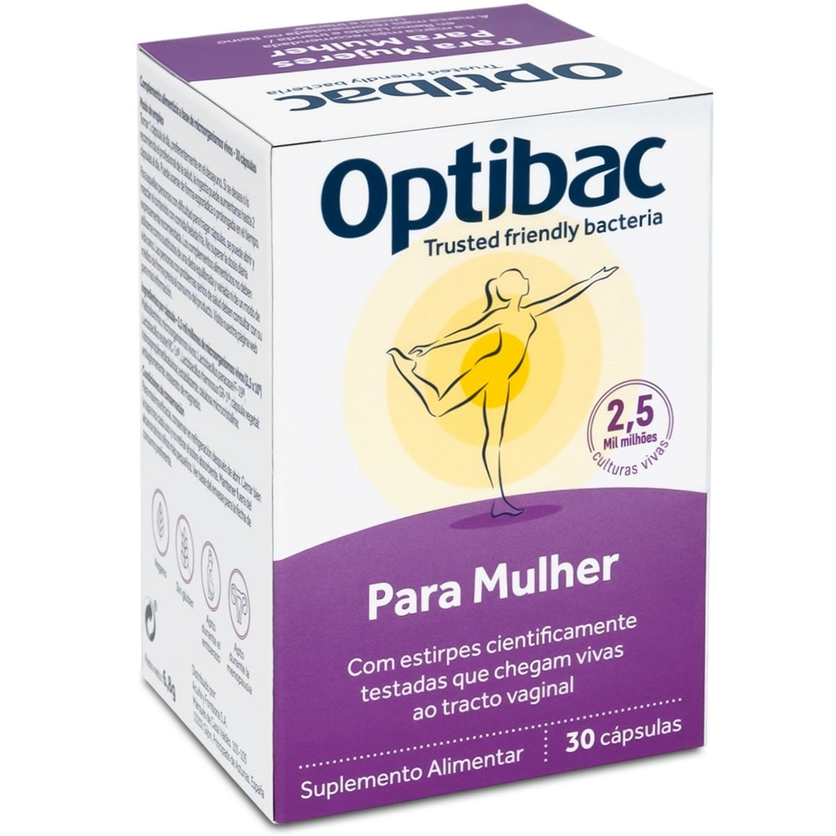 Suplemento Alimentar Probióticos Para Mulher - 30 Cápsulas 4
