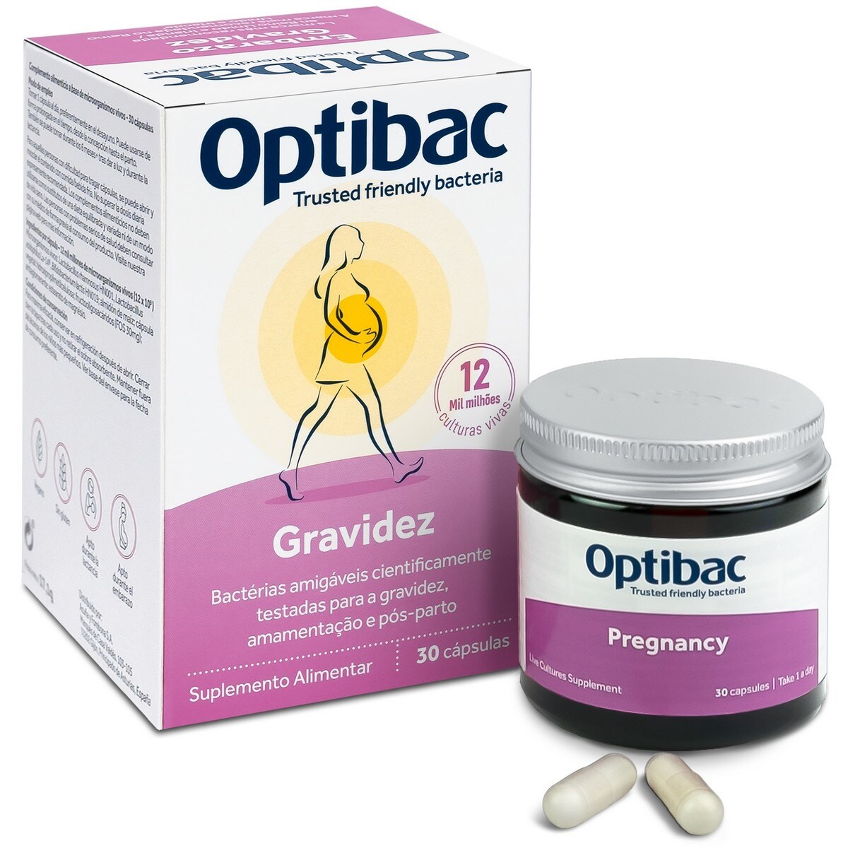 Suplemento Alimentar Probióticos Gravidez - 30 Cápsulas 1