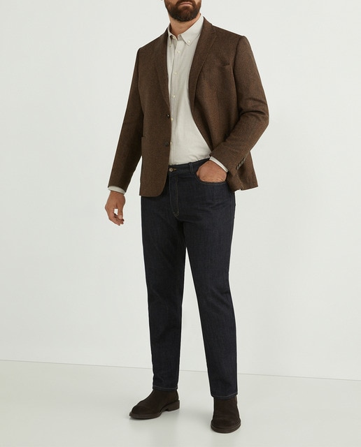 Imagen 0 de Americana hombre regular espiga tallas grandes