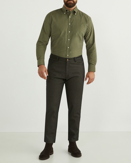 Imagen 0 de Pantalón hombre 5 bolsillos regular tallas grandes