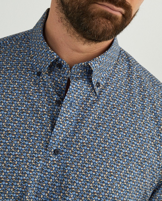 Imagen 0 de Camisa de hombre casual estampada tallas grandes