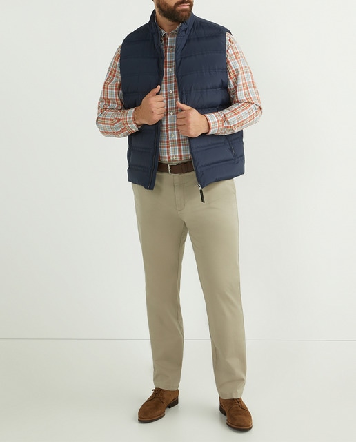 Imagen 0 de Chaleco hombre plumas tallas grandes