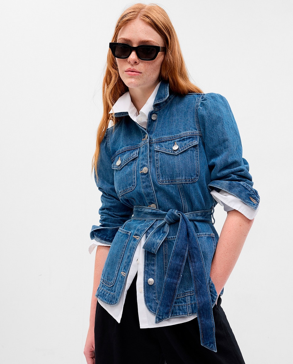 Veste en jean couvrante