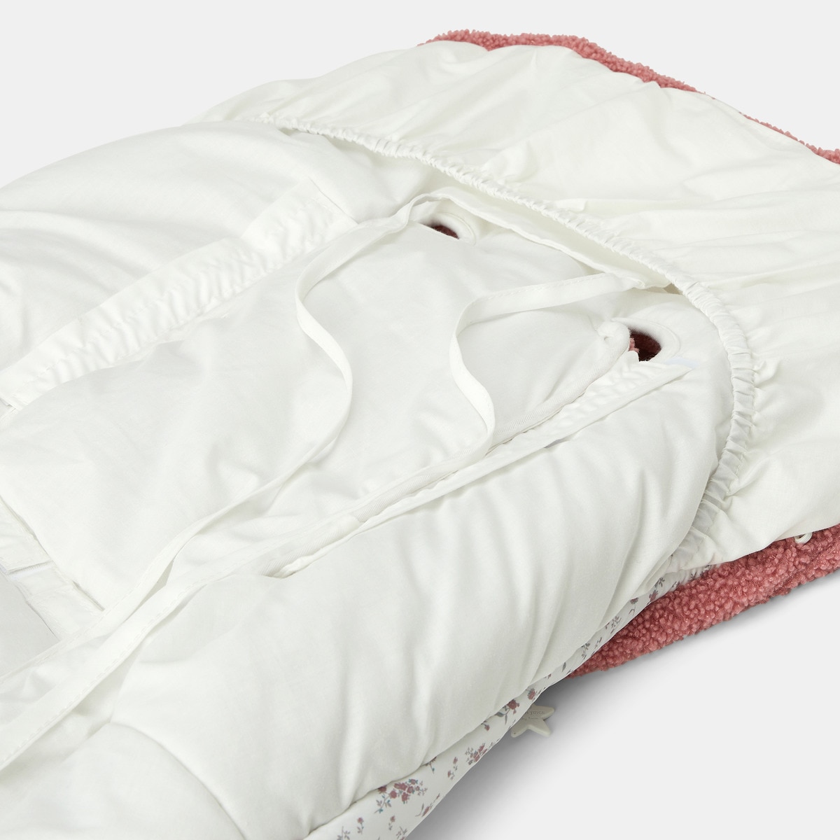 Saco de Cadeira Universal Técnico Flores Fecho de Correr Central+Lateral Rosa-5