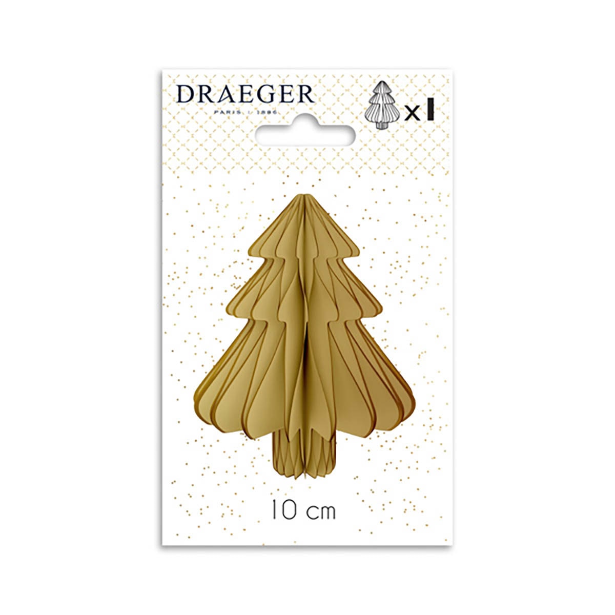 Árbol decorativo para colgar Draeger dorado Dorado-2