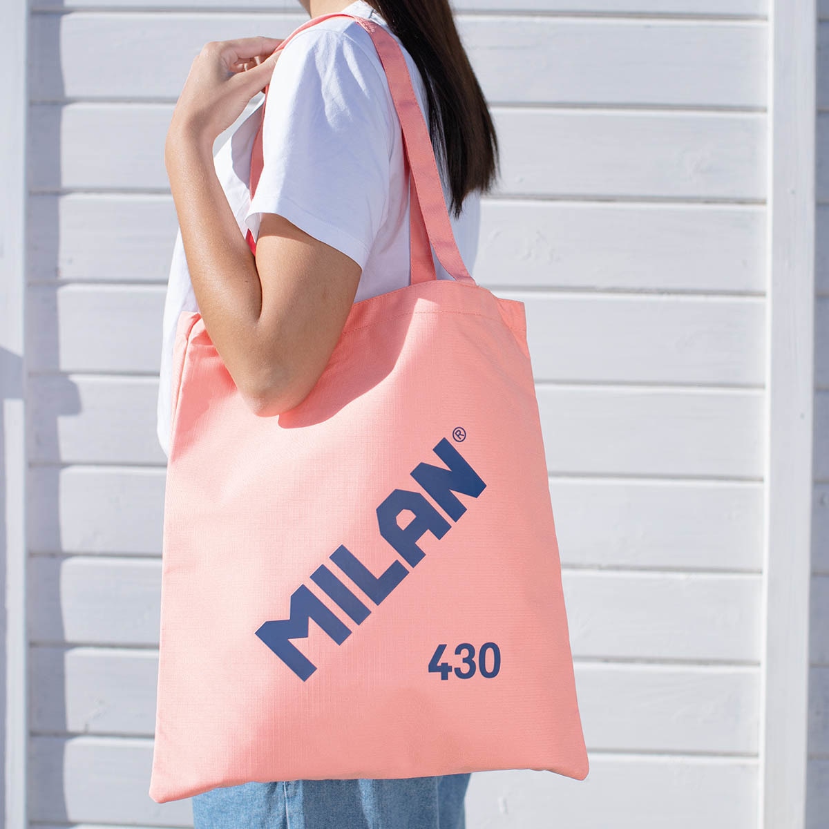 Tote bag since 1918, MILAN, rosa Rosa-3