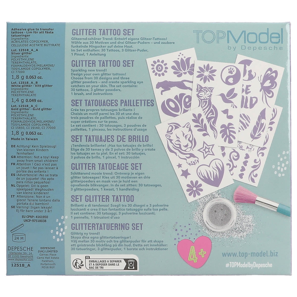 Tatuaje de purpurina   TOPModel 7