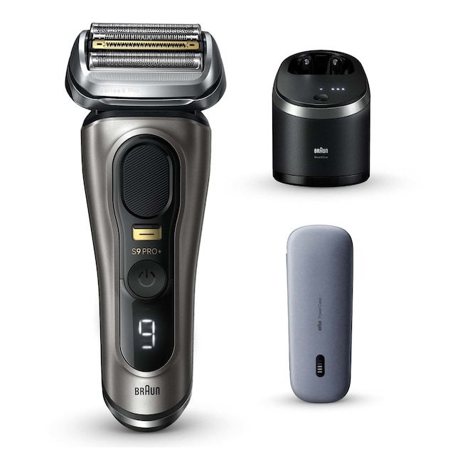 Imagem 0 de Máquina de Barbear Braun Series 9 Pro+ 9575cc com Aparador de Precisão