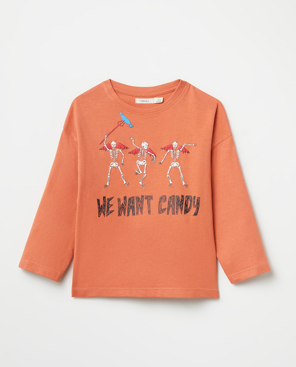 Tshirt Halloween squelettes