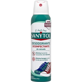 desodorante desinfectante para calzado spray 150 ml elimina las bacterias causantes del mal olor - Sanytol