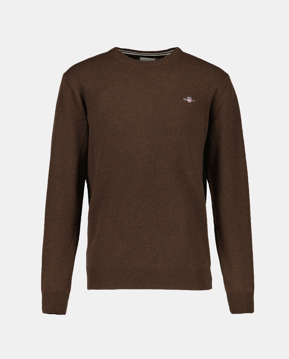 Pull en lambswool à col rond