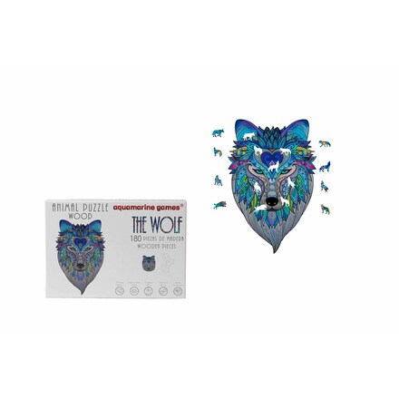 Aquamarine Games Holz-Puzzle Set 3-tlg – Knifflige Geduldspiele In Holzbox