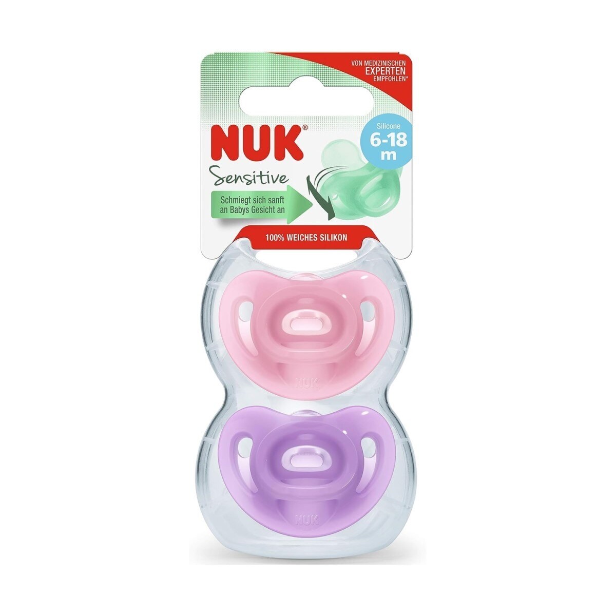 Chupeta Sensitive Silicone 6-18 Meses - 2 uds. 2