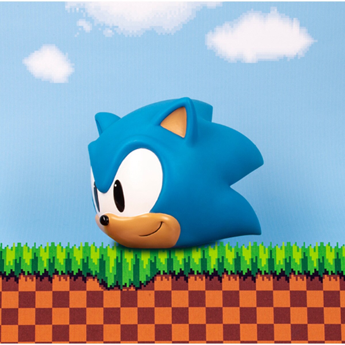 Candeeiro 3D Sonic Face 4
