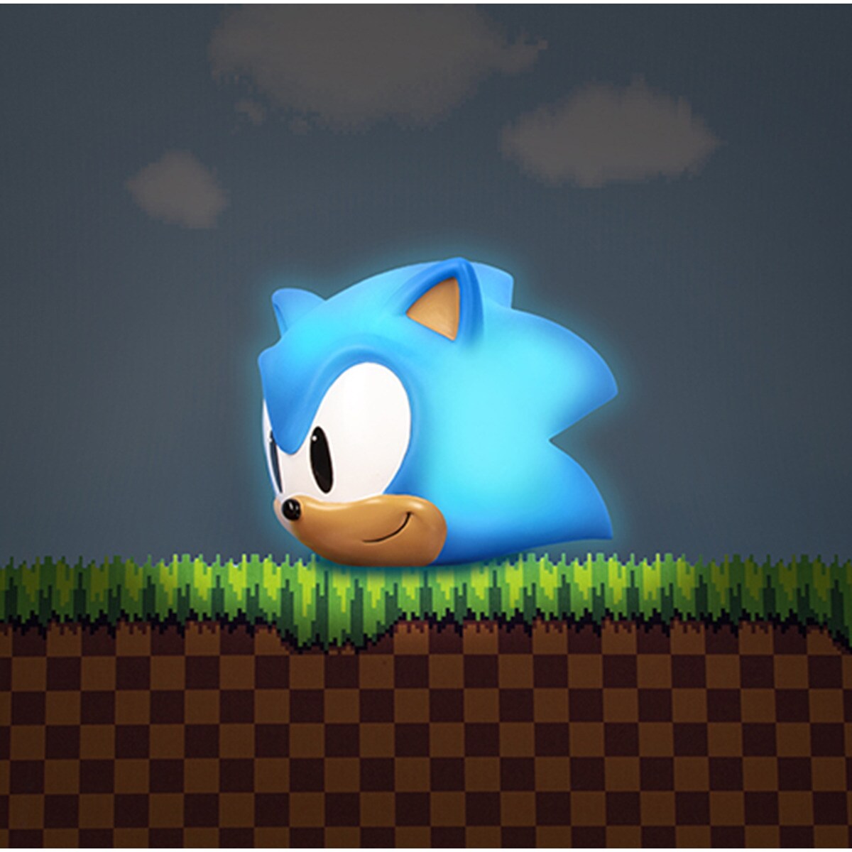 Candeeiro 3D Sonic Face 5