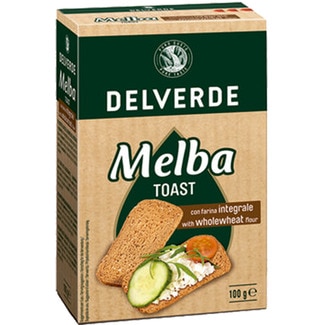 Tosta Melba Integral 100 g - Delverde
