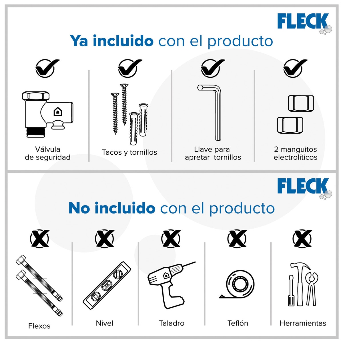 Termo eléctrico vertical/horizontal Ariston 100 litros - FLECK BON 2.0 100 EU2 Blanco-9
