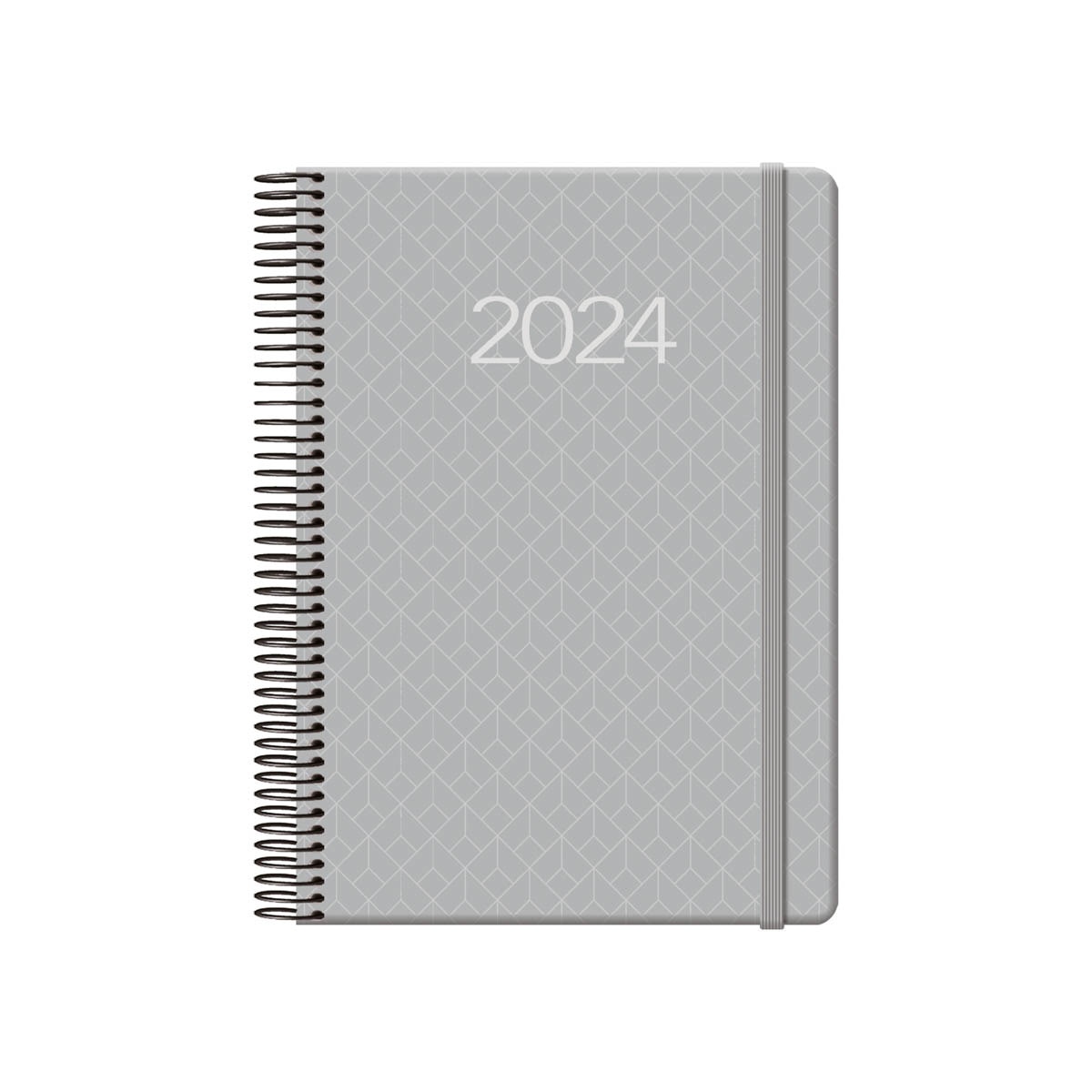 Imagen 0 de Agenda día página 14 x 20 cm. Newport Dohe gris castellano