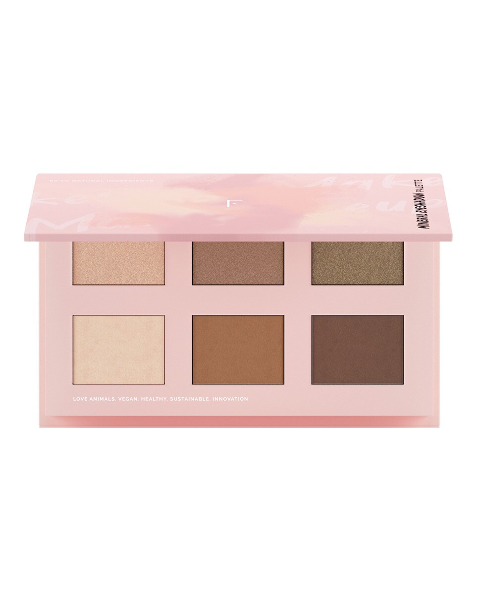 CATRICE Clean ID Paletta De Sombras - Mineral Augenlid-Lidschatten In 020 Medium, 6 G, Vegan