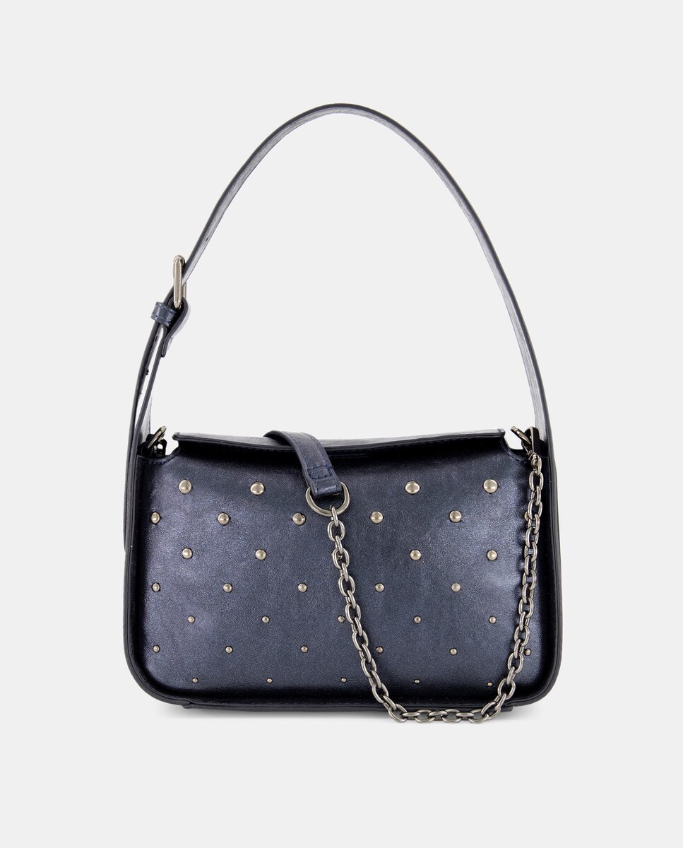 Petit sac à main clouté avec bandoulière amovible