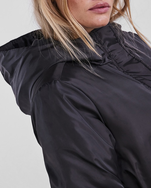 Imagen 0 de Abrigo parka de mujer con capucha y cintura ajustable