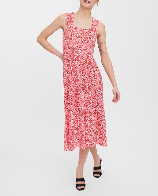 Imagen 0 de Vestido largo de tirantes anchos
