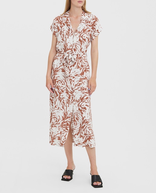 Imagen 0 de Vestido camisero largo